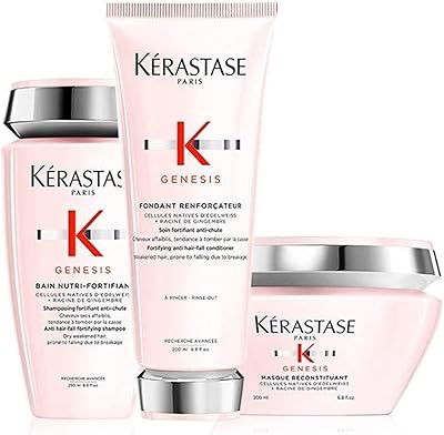 Kérastase Genesis Fortifying Pack for dry and weakened hair, shampoo, conditioner and mask.. DIAYTAR NIGERIA: Where affordability and variety come together with nationwide 5-8 day delivery.