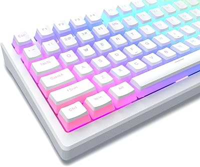 SEIFI TOCK SEIFIE TOCHED PBT, Full set for mechanical game keyboard (White Pudding).. Be part of Nigeria’s most trusted online shopping experience — DIAYTAR Nigeria.