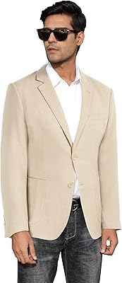 Light and casual linen jacket for men, two buttons sports coat, one -sided.. DIAYTAR NIGERIA makes quality accessible to all with our affordable prices and quick delivery service.