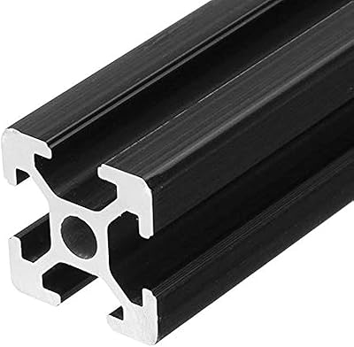 Aluminum extrusion profile 15 mm x 15 mm Black - T groove - 1220 mm - 1 file.. DIAYTAR NIGERIA brings affordable shopping to your fingertips with reliable delivery in less than 8 days.