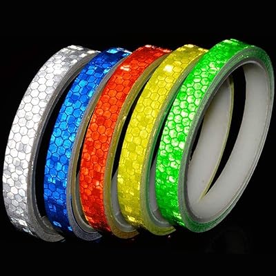 5 colors Reflective strips sticker warnings reflective safety reflective tape waterproof for waterproof car motorcycle car decoration.. DIAYTAR NIGERIA: Where thousands of products meet affordable prices and reliable 5-8 day delivery.