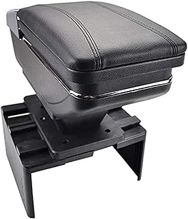 Universal rotary elbow support for car armrest, black with red wire.. Your trusted marketplace, DIAYTAR NIGERIA offers comprehensive selection with budget-friendly delivery.