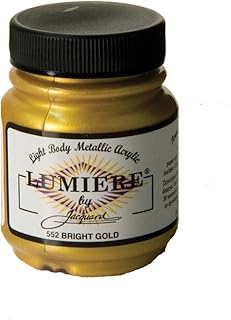 JACQUARD Products Acrylic Metallic Acrylic Painting Light 2.25 Oz, Gold.. DIAYTAR NIGERIA: Connecting Nigerians with affordable products through our expansive e-commerce platform.