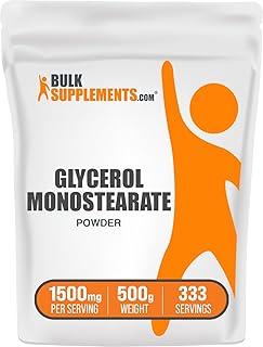 Bulk Supplements.com Powder of Glycerol glycerine monostéarate for endurance and hydration.. Shop with ease at DIAYTAR NIGERIA and enjoy our extensive product range delivered at affordable rates.