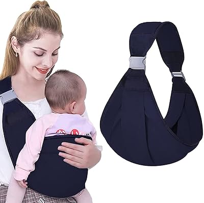 Feitang baby carrier, ergonomic polyester half-developed strap, adjustable in 3D, for baby carrier, swimming pool and beach (navy blue).. Order today, receive in days — DIAYTAR Nigeria makes it possible.
