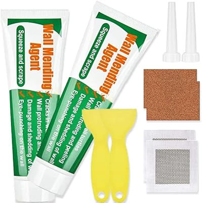 Set of wall repairing putty, wall repair agent: drying seam repair sectors, safe wall repair ointment, Blevo wall crack repair cream with scraper, for wooden plaster surface, easy to fill (100 g x 2 games).. Shop across boundaries with DIAYTAR NIGERIA's comprehensive catalog delivered nationwide at budget rates.