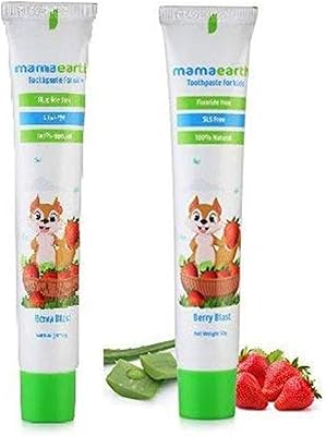 Mama Earth Natural Berry Blast toothpaste for children, 50 g (package of 2).. Discover the convenience of DIAYTAR NIGERIA's vast e-commerce platform with delivery in just 5-8 days.