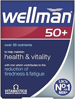 Wellman 50+ Vitabiotics tablets for 50 years and more, 30 pieces.. DIAYTAR NIGERIA: Where affordability meets variety, with thousands of products delivered in less than 8 days.