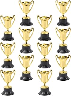Toy & una 12 pieces of gilded plastic competition cups, gilded metal winner, Grand Prix for party gifts, awards, prices and competitions.. Shop the smart way with DIAYTAR NIGERIA's extensive selection and budget-friendly nationwide delivery.