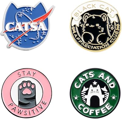 Shuning Cats Club Pin Enamel Cat Planet Coffee Patte Pin.. DIAYTAR NIGERIA: Bringing affordable shopping solutions with a diverse product catalog delivered nationwide.