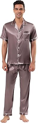 Lars Amadeus Set of satin for Men's satin night clothes.. Get what you need, when you need it — DIAYTAR Nigeria delivers fast.