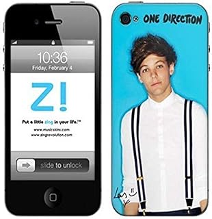 Zing Revolution One Direction Premium Vinyl Skin Skin for iPhone 4/4S - Retailing packaging - Brilliant blue.. Shop with purpose at DIAYTAR NIGERIA and receive your purchases at unbeatable prices within the week.