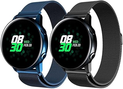 Margoun for Samsung Galaxy Watch Active 2 44 mm 40 mm, metal stainless steel bracelet.. Experience hassle-free shopping with DIAYTAR NIGERIA's user-friendly platform and prompt delivery service.