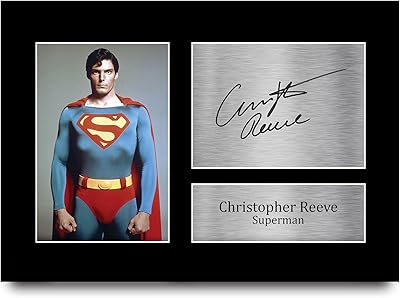 HWC Trading Gift Christopher Reeve Signature A4 Superman Gift Photo.. DIAYTAR NIGERIA: Connecting every Nigerian with quality products at prices everyone can afford.