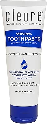 Fluoride toothpaste Original Cleor without natural aroma helps to whiten with xylitol for fresh breath - excellent natural taste for children and adults - without mint (4 oz tube).. From fashion to electronics, DIAYTAR Nigeria brings it all to your doorstep — fast, easy, and affordable.