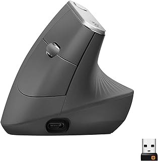 Logitech MX MULTI-Appareils BLUETOOTH 24 GHZ or mouse vertical vertical mouse with receiver.. From big brands to everyday basics — DIAYTAR Nigeria has you covered.