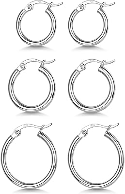 Creole earrings in silver sterling 925 white gold plated for women and girls.. Shop across categories with ease at DIAYTAR NIGERIA, delivering affordability within the week.