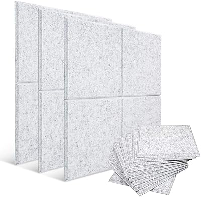 12 high density acoustic panels, perfect for wall decoration and acoustic treatment used at home and at the office.. Discover the convenience of DIAYTAR NIGERIA's vast e-commerce platform with delivery in just 5-8 days.