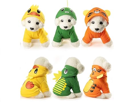 Castowave Small Dog Hooded Sweatshirt For Girls Girls Small Dogs - Fall Winter Chihuahua Dog clothes for Hot Polar Coat 3pcs 3pcs.. Shop smarter with DIAYTAR Nigeria — affordable prices and a wide product range delivered in just 5 to 8 days.