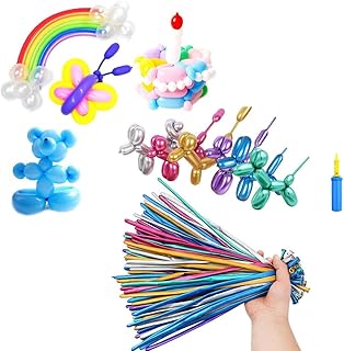 Magic chrome latex balloons 260 mm long animals and flowers with pump.. Nigeria's favorite online shopping platform, DIAYTAR offers unbeatable prices and delivery within a week.
