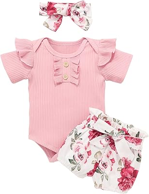 Cute clothing for baby girls for little sister, newborn, summer clothes for 1st anniversary, baby photography outfits, ruffle-winging with headband for 18 0-3 months.. Skip the traffic, shop online — DIAYTAR Nigeria brings it to you.