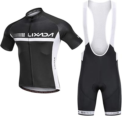 Lixada Set of Summer Cycling Jersey with Short -sleeved and breathable short sleeves for mountain bikes (black, s).. DIAYTAR NIGERIA: Connecting Nigerians with their needs through our affordable and diverse marketplace.