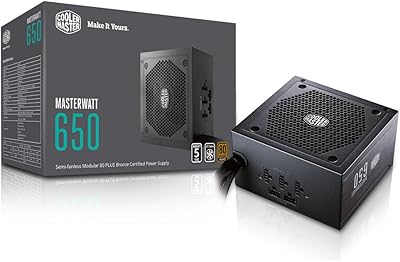 Modular power supply without Cooler Master 650 W Fan Master Figure Bronze 80 Plus for PC.. Your one-click solution to affordable shopping, DIAYTAR NIGERIA delivers quality products nationwide.