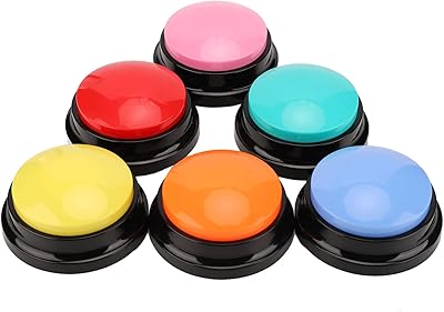 Recording dressing buttons for dogs and pets to teach dogs and pets to speak, show game and teach your dogs to express what they want, communication set of 6 pieces.. Experience hassle-free shopping with DIAYTAR NIGERIA's user-friendly platform and prompt delivery service.