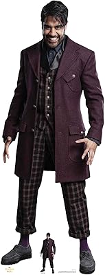 Star Cuts SC1537 The Master Sacha Dhawan Cutout/Display/Cardboard decoration Live height 170 cm Width 64 cm, Multicolor.. DIAYTAR NIGERIA: Your trusted e-commerce partner with extensive product choices and affordable delivery.