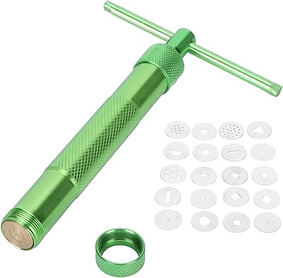 Clay extruder with several molds of sculpture of resistant stainless steel cakes.. Experience the convenience of online shopping with DIAYTAR NIGERIA's reliable 5-8 day delivery service.