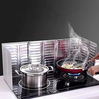 Urbazaar 2 pieces protection against splashes of cooking oil, protection against oil splashes in aluminum paper for stove, frying stove, kitchen wall tool, silver (2 rooms).. Shop from Nigeria's largest product selection at DIAYTAR, with budget-friendly prices and swift delivery.