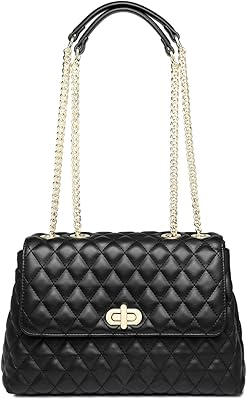 A quilted strap bag for woman from Er Rollor, a modern and spacious handbag with a flap and a gold chain.. Nigeria's most loved e-commerce platform delivers affordable shopping solutions to your doorstep.