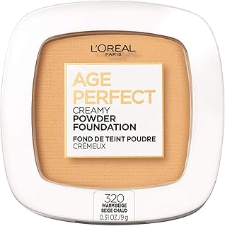Fond de powdery Powder Creamy Age Perfect de l'Oréal Paris, 320 Beige Chart, 0.31 Oz.. DIAYTAR NIGERIA makes online shopping accessible to all with budget-friendly prices and reliable delivery.