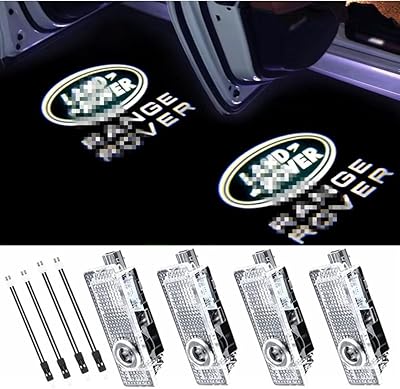4 rooms compatible car door lights with Range Rover 2007-2022.. Easy checkout, quick delivery — shop now on DIAYTAR Nigeria.