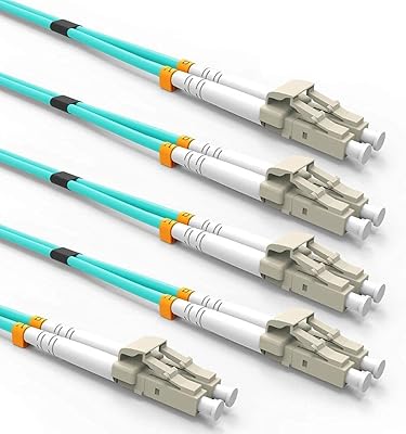 Optical fiber connection cable, 10 GB optical fiber cables with Multimode LC OM3 Duplex 50/125 (3m, OM3-5Pack).. Transform your shopping experience with DIAYTAR NIGERIA's vast product selection delivered at unbeatable prices.