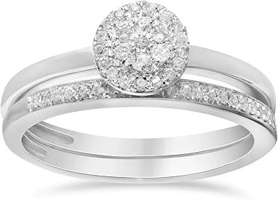 Set of matching alliances for engagement and wedding - 2 white gold rings with diamonds.. Say goodbye to long wait times — DIAYTAR Nigeria ships in just 5–8 days!