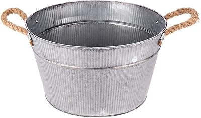 Ikdc metal garden bucket 27 cm x 16 -.. DIAYTAR NIGERIA: Where every shopping need is met with affordable prices and timely delivery.