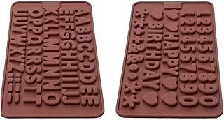 Castowave silicone chocolate mussels, mail and numbers with symbols of happy birthday cake decorations (2 pieces).. DIAYTAR NIGERIA: Your trusted partner for affordable online shopping with reliable delivery timeframes.