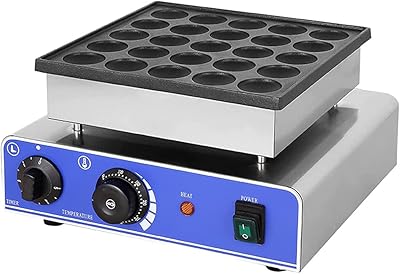 Electric waffle maker 25 pieces, cooking of Saudi Japanese style cakes in Saudi Arabic, heating plate adjustable for temperature control.. Order now, relax later — DIAYTAR Nigeria ships in 5 to 8 days.