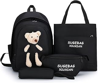4 pieces in plush backpack School Book Kawaii Single animal plush Mignon canvas Daughter Tout Size Pocket Shortear Shortear Shorter.. Shop for everything you need at DIAYTAR NIGERIA, with budget-friendly prices and quick delivery.