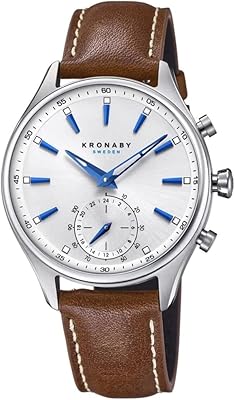 Hybrid Watch Cycle Brown for Men Chronobaby S3122/1 In Silver, Dial, Silver, Bracelet.. DIAYTAR NIGERIA: Putting quality products within reach of every Nigerian through our affordable marketplace.