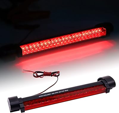 Third Fire Stop Baiking Monobloc, 24 Universal 12V LED, third fire stop of a waterproof rear tailgate (red).. Experience shopping without limits at DIAYTAR NIGERIA, where affordability meets convenience in just days.