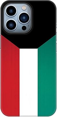 Elegant mobile shell compatible with iPhone 13 Pro Slim Snap Classic Series Hard Pc Cover with matt exterior [designed for Apple iPhone 13 Pro] - Kuwait flag.. DIAYTAR NIGERIA: Making online retail accessible to all with affordable nationwide shipping.