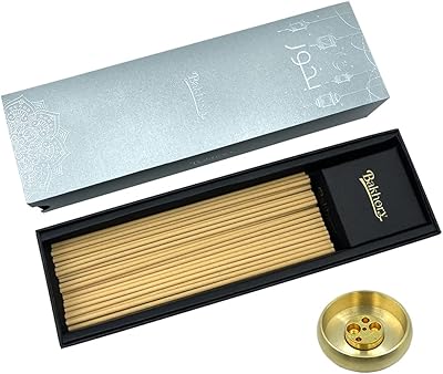 Cambodian incense sticks Bakuri Oud with copper incense burner for the house, the office, the meditation, the yoga (length 120 mm and depth 3 mm) 70 pieces.. Shop from our extensive catalog at DIAYTAR NIGERIA and enjoy doorstep delivery in just 5-8 days.