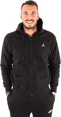 Black fleece hoodie entirely zipped for men (DQ7350 010).. Shopping has never been easier — DIAYTAR Nigeria delivers it all in 5–8 days.