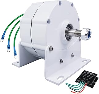 Permanent magnet generator without 10,000 W three -phase gear, 24 V alternator, 48 V, 96 V AC, water wind turbine (with base and generator controller).. Need something fast? Order it now from DIAYTAR Nigeria.