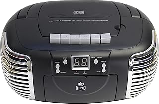 GPO PCD299 Retro Portable CD player Boombox Radio/Master/Battery cassette - Black.. Skip the traffic, shop online — DIAYTAR Nigeria brings it to you.