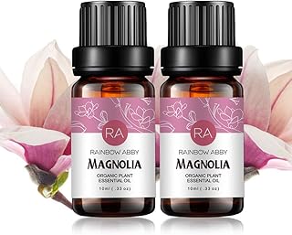 Package of 2 essential oils of Magnolia 100 % pure, organic plants, natural flowers, for diffuser, message, skin care, sleep - 10 ml.. DIAYTAR NIGERIA: Where every search yields affordable results delivered promptly to your door.