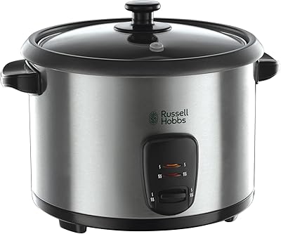 Russell hobbs rice cooker of 700 watts, large capacity, 1.8 liter, with practical function of warm support, sufficient to cook 10 cups of rice, in stainless steel, with a two -year warranty - 19750.. Your trusted shopping partner, DIAYTAR NIGERIA offers extensive selection with quick delivery options.