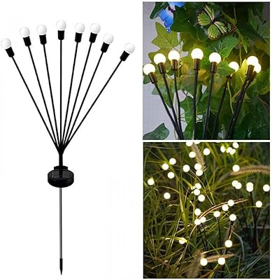 Goodrun Ramadan Firefly Design 2 Pieces Waterproof Outdoor Solar Garden Lamps Oscillating Star Design, Islamic Court Decorations Eid Mubarak - White Warm.. Your trusted marketplace, DIAYTAR NIGERIA offers comprehensive selection with budget-friendly delivery.